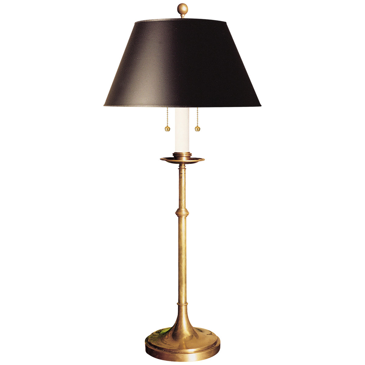 Visual Comfort Dorchester Club Table Lamp with Natural Paper Shade