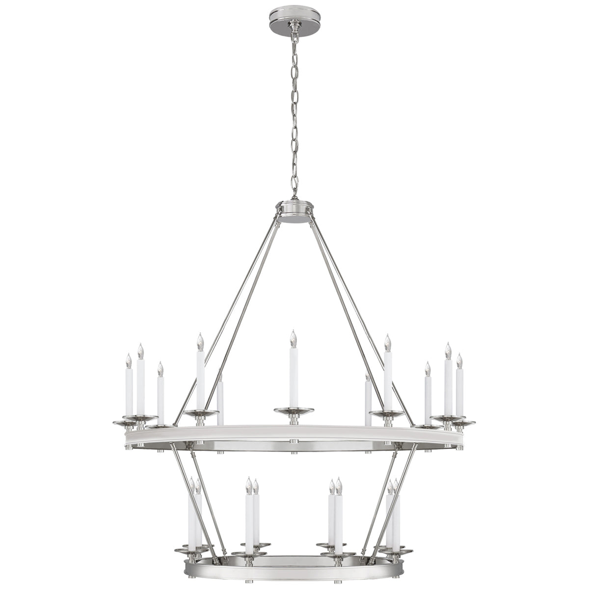 Visual Comfort Launceton Large 2-Tiered Chandelier