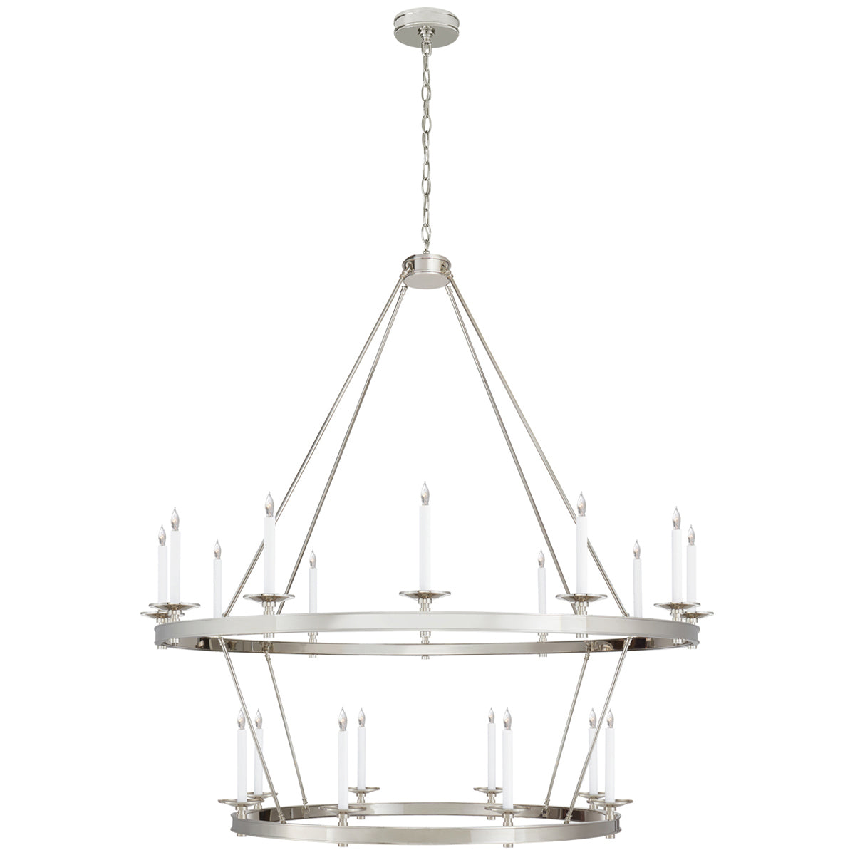 Visual Comfort Launceton Grande 2-Tiered Chandelier