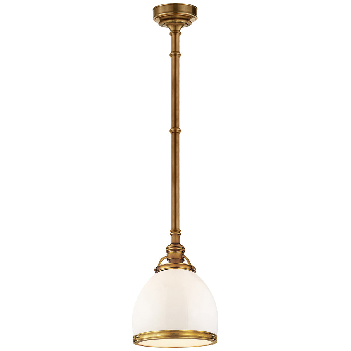 Visual Comfort Sloane Single Pendant with Clear Glass