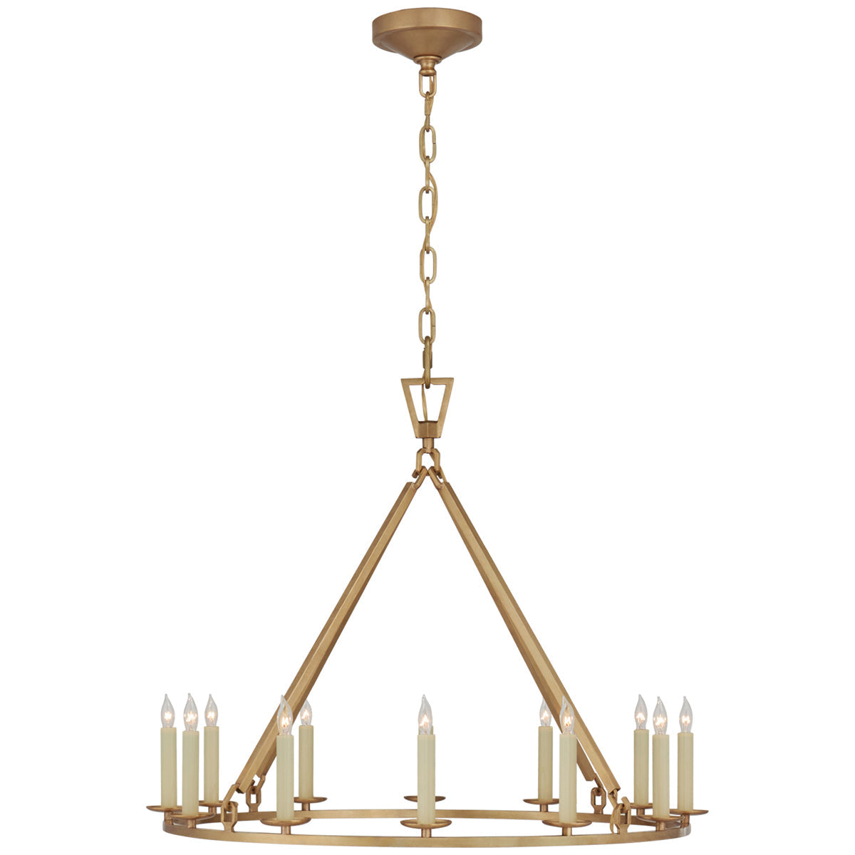 Visual Comfort Darlana Medium Single Ring Chandelier