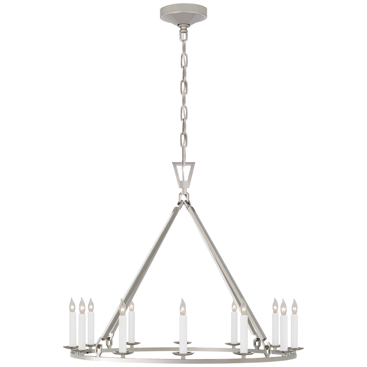 Visual Comfort Darlana Medium Single Ring Chandelier