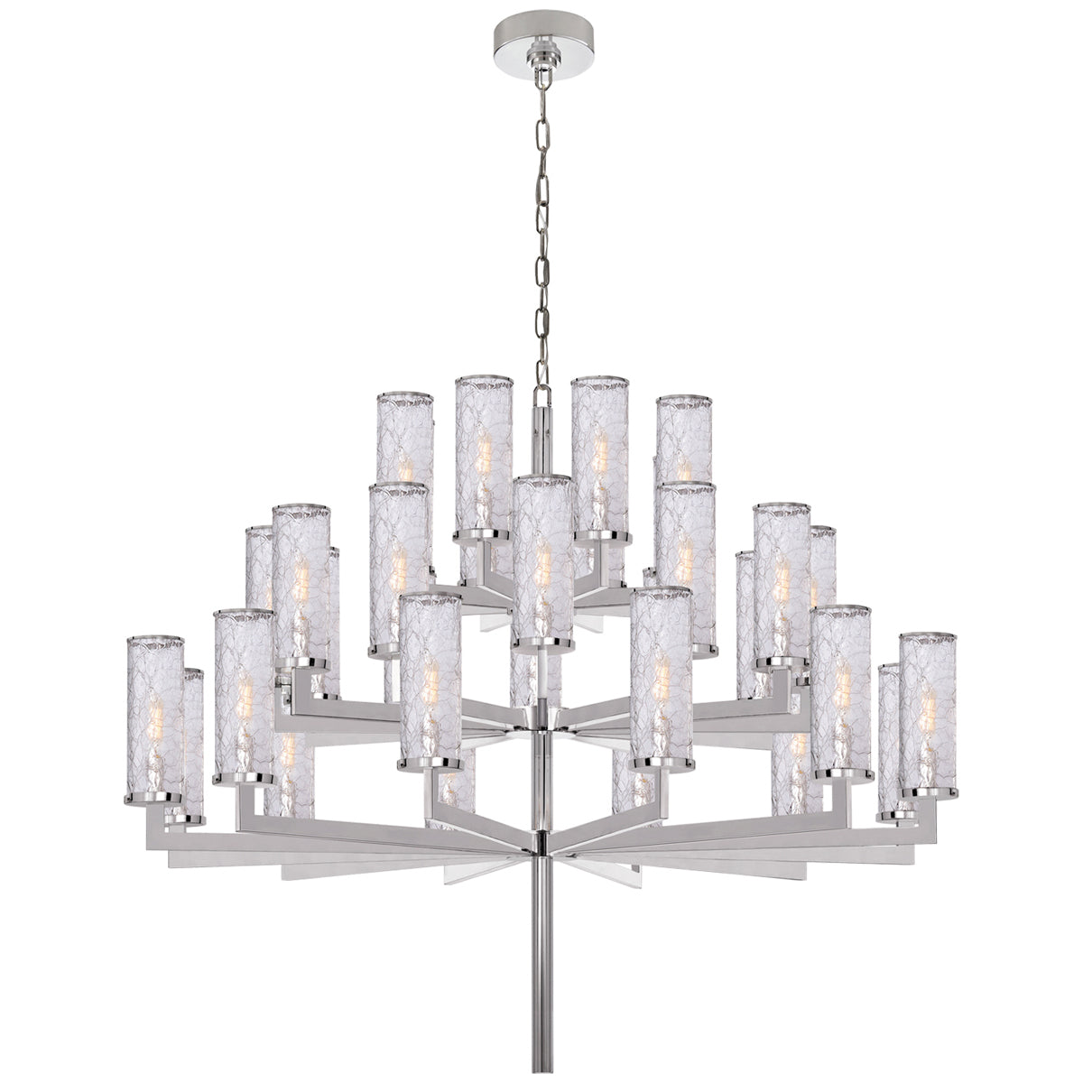 Visual Comfort Liaison Triple Tier Chandelier