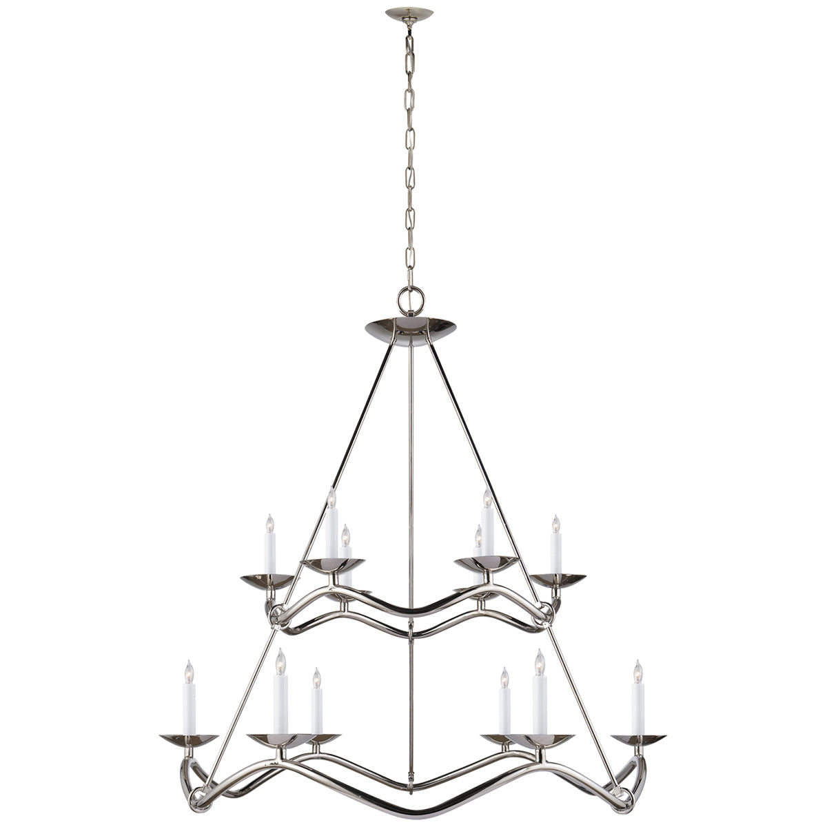 Visual Comfort Choros Two-Tier Chandelier