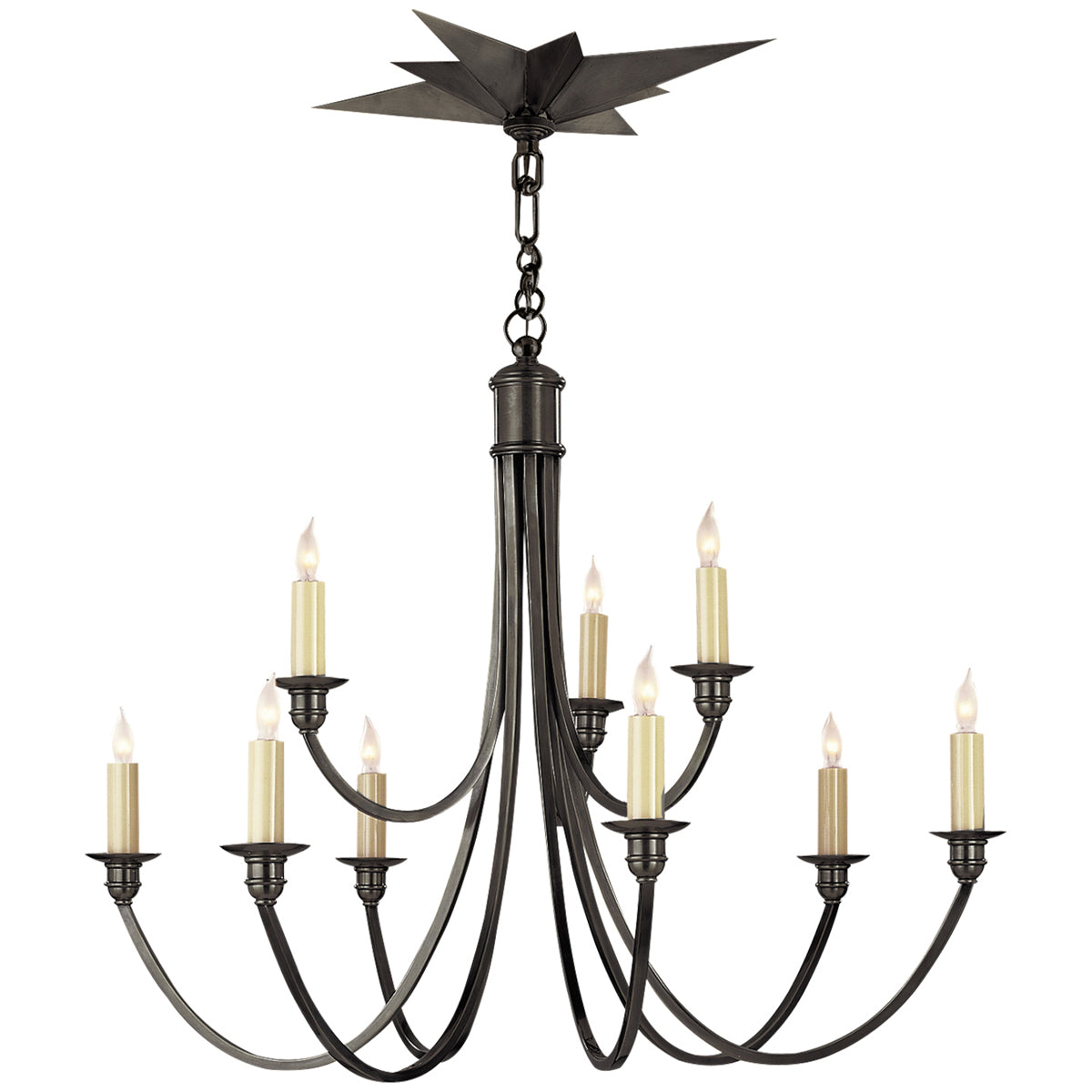 Visual Comfort Venetian Medium Two-Tier Chandelier