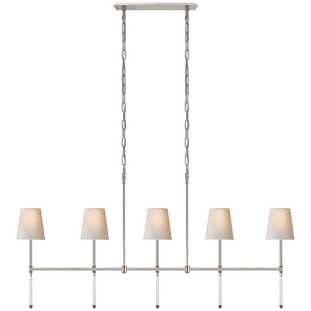 Visual Comfort Camille Medium Linear Chandelier