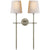 Visual Comfort Bryant Large Double Tail Sconce