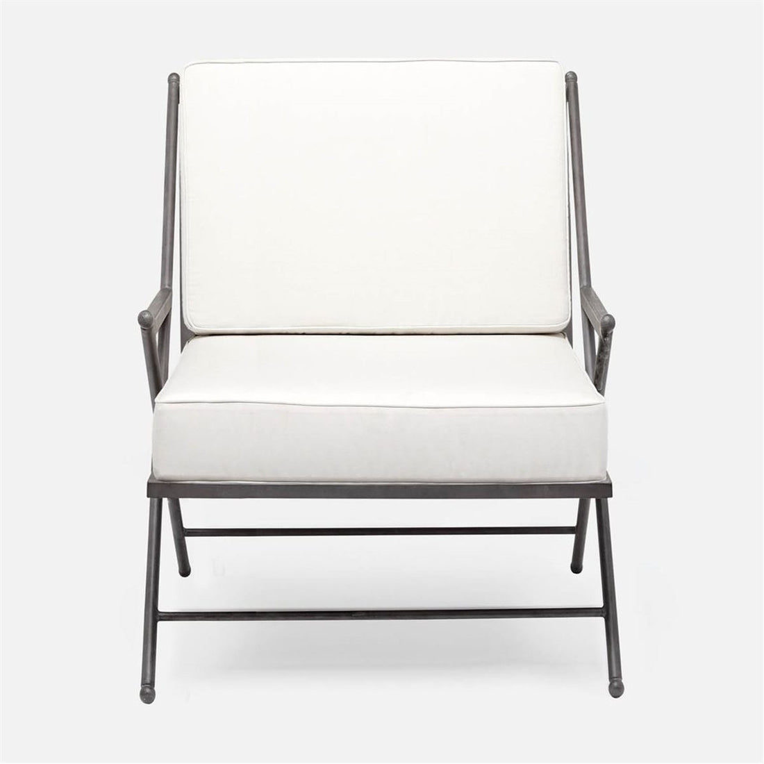 White metal best sale lounge chairs