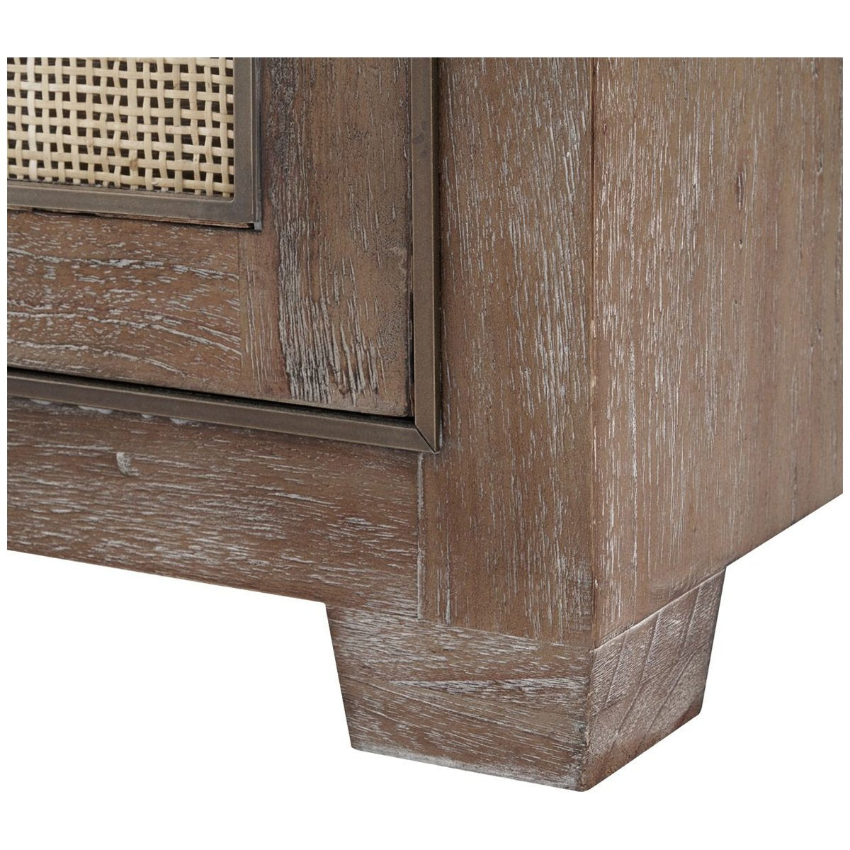 Villa &amp; House Kelsea 4-Door Cabinet - Driftwood