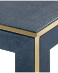 Villa & House Lauren Side Table - Brass Accents