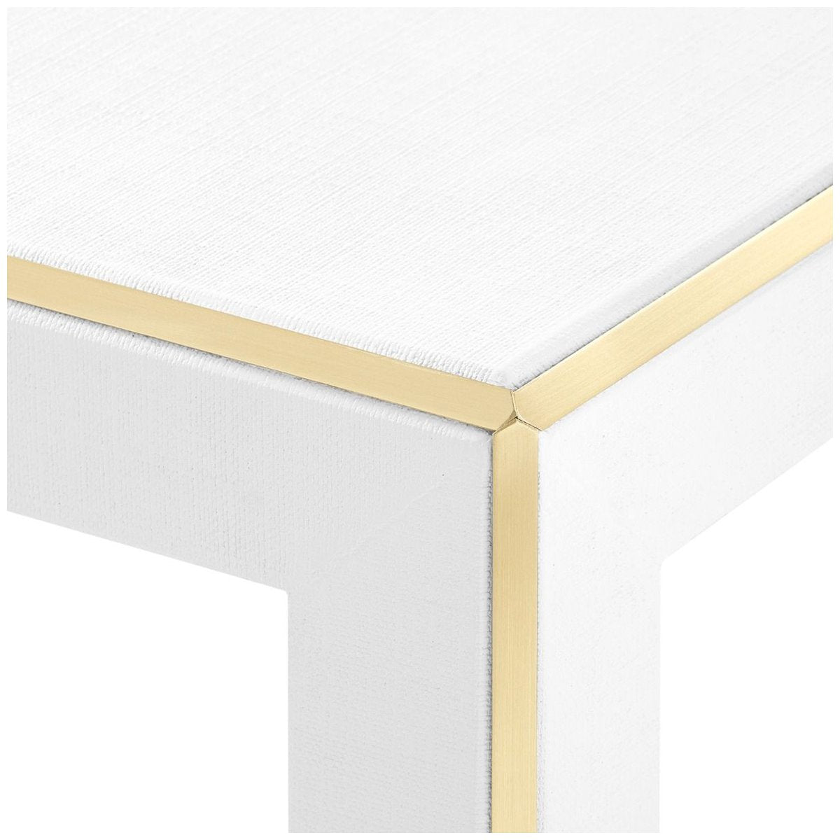 Villa &amp; House Lauren Side Table - Brass Accents