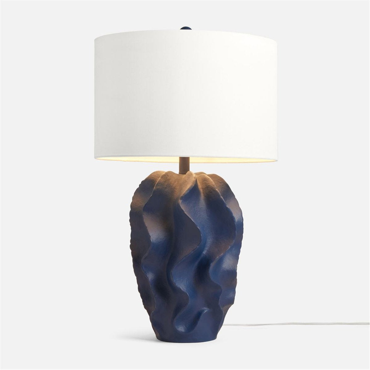 Made Goods Bethany Wavy Resin Table Lamp