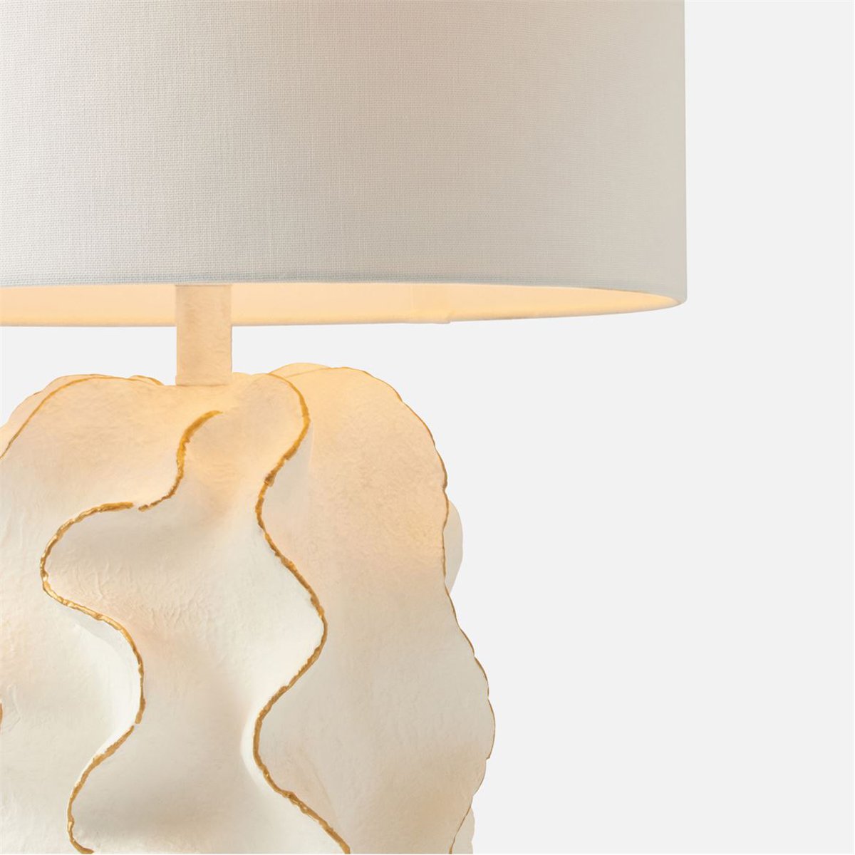 Made Goods Bethany Wavy Resin Table Lamp