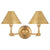 Visual Comfort Anette Double Sconce