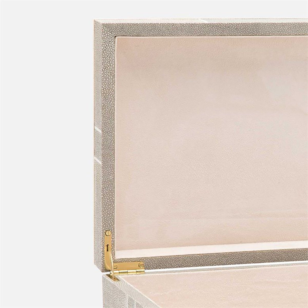 Made Goods Breck Patterned Realistic Faux Shagreen Box, 2-Piece Set