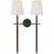 Visual Comfort Bryant Large Wrapped Double Tail Sconce